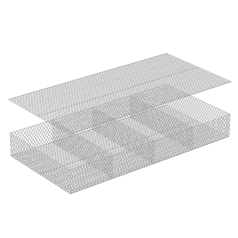 Габион матрац  ГСИ-К 4х2х0,5 оцинкованный, Ø проволоки 2,7 мм, размер ячейки 8х10 см фото